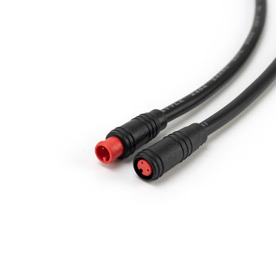 Schwarze Hochspannungsart des Ebike-Kabel-Verbindungsstück-männlich-weibliche Draht-IP65