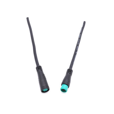 Kabel-Verbindungsstück-Schwarzes M8 6 PVCs wasserdichter Gebrauch Pin IP65 Ebike