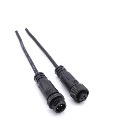 Elektrische IP68 wasserdichte Rundsteckverbinder M12 4 Pin For Cable