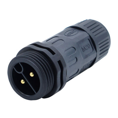 IP67-Bewertung Wasserdichtes elektronisches Stecker PA66 Stecker für LED-Leuchten / Fahrzeuge