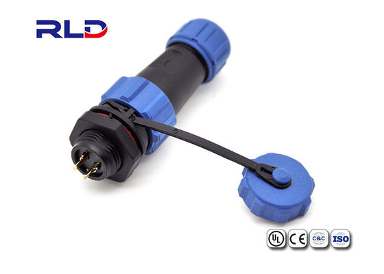 M13 imprägniern 2 Kabel-Verbindungsstück Pin Plug Low Voltage Ips 67 LED