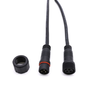 Männlich-weibliches schraubenartiges Kabel-Verbindungsstück, Verbindungsstück IP67 2 Pin Waterproof LED