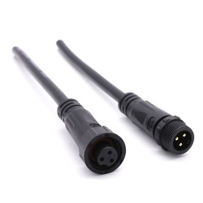 Draht-Gebrauchs-Schrauben-wasserdichtes Verbindungsstück M13 IP67 männlich-weiblich für geführte Lichter