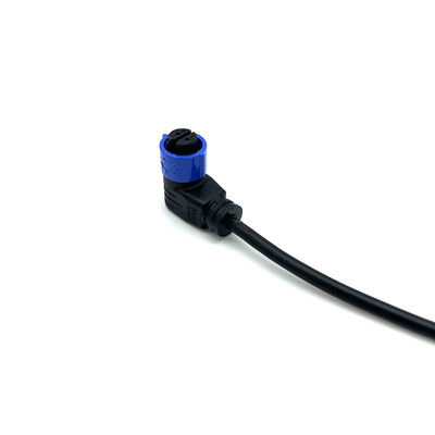 Kundengebundene Verbindungsstück 2 LED wasserdichte Pin M12 20 AWG-LehreKupferlegierung