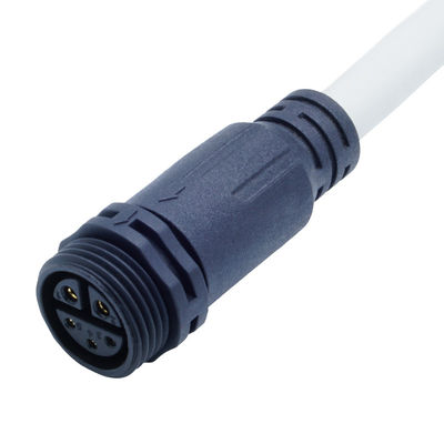 Männliche Rückseite Montage Socket M20 2-4 Pin Schraubtyp Wasserdichte LED IP67 Steckverbinder