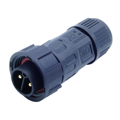 Männliche Rückseite Montage Socket M20 2-4 Pin Schraubtyp Wasserdichte LED IP67 Steckverbinder