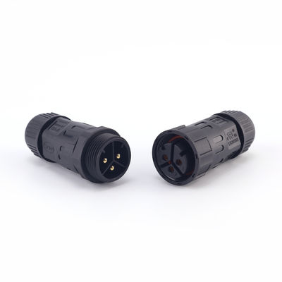 Montage Schraubtyp T-Stück 3-Wege wasserdichte Steckverbinder, M25 IP68 Hochspannungs-LED-Außenbereich wasserdichter Stromstecker