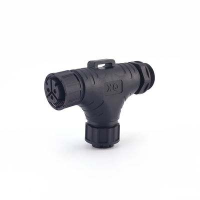 Fabrikpreis IP68 3 Wege M25 Wasserdichtes Panel Mount Connector T-Form Männlich Weiblich Außenwasserdichtes Kabel Anschlüsse