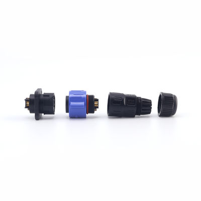IP67-Schalttafelstecker M25 selbstverriegelnd, wasserdichte Stromanschlüsse für LED-Außenbeleuchtung