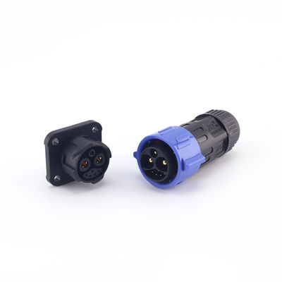 IP67-Schalttafelstecker M25 selbstverriegelnd, wasserdichte Stromanschlüsse für LED-Außenbeleuchtung