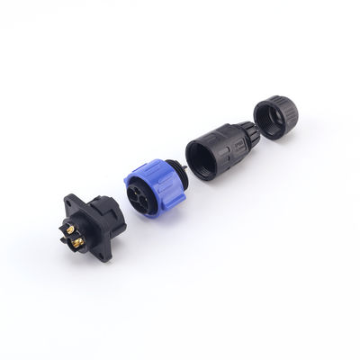 IP67-Schalttafelstecker M25 selbstverriegelnd, wasserdichte Stromanschlüsse für LED-Außenbeleuchtung