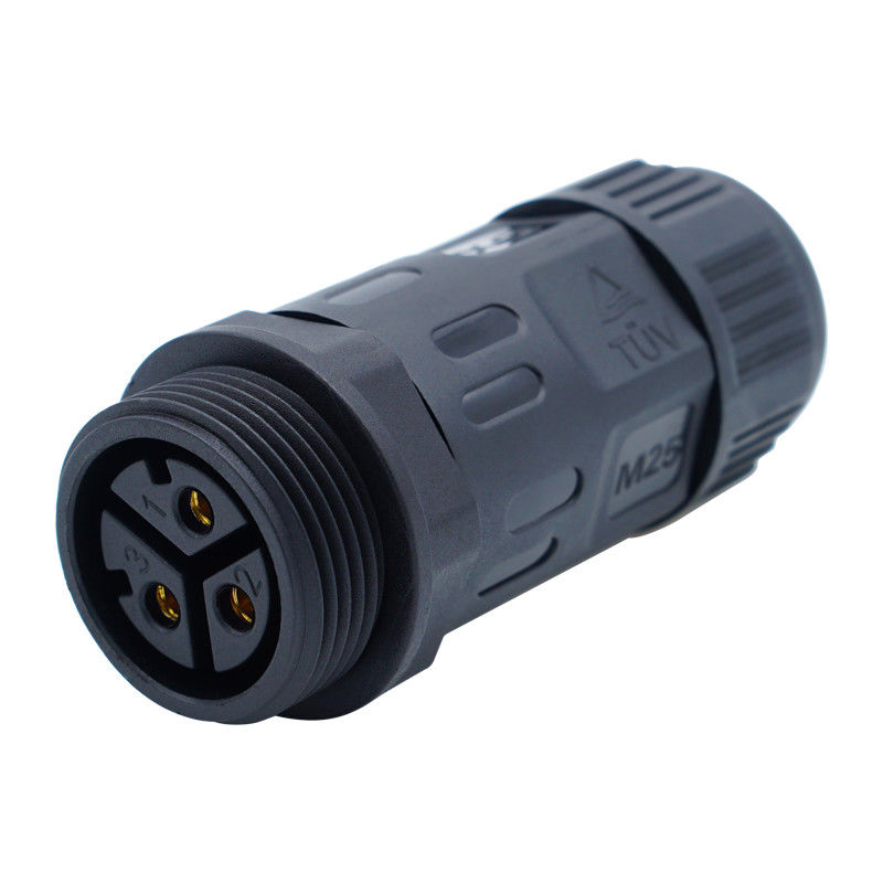 M16 Schraubtyp IP68 Stecker Männliche und weibliche wasserdichte Steckverbinder