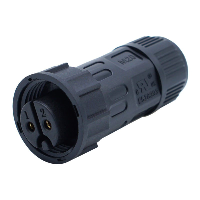 Panel Mount Socket M20 2-4 Pin Schraubtyp Wasserdichte LED IP67 Steckverbinder