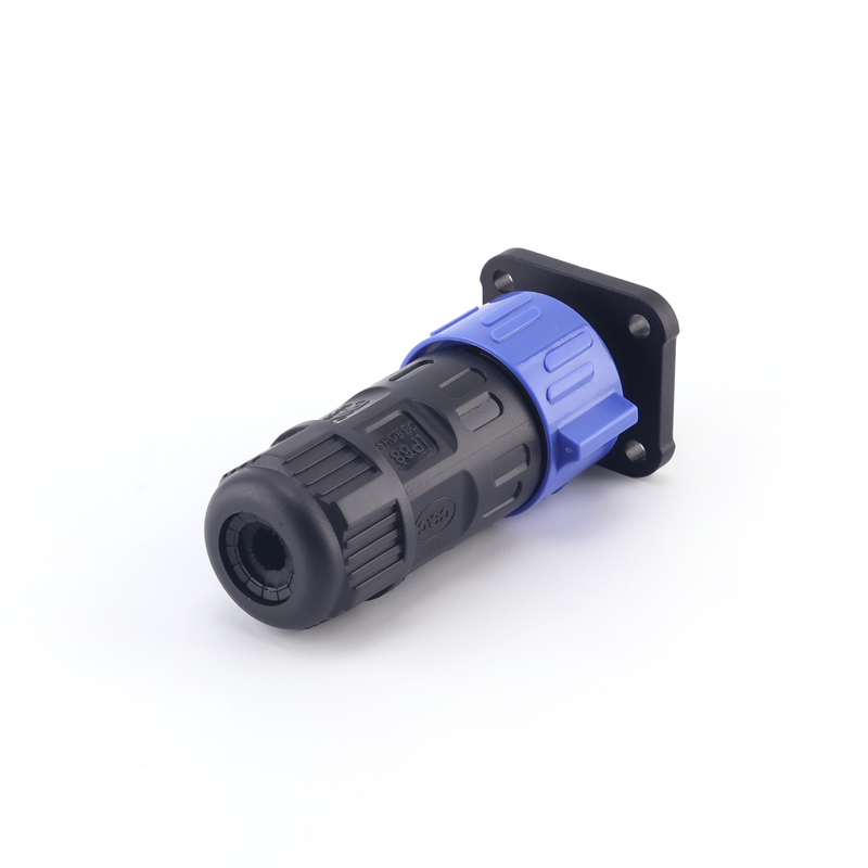 IP67-Schalttafelstecker M25 selbstverriegelnd, wasserdichte Stromanschlüsse für LED-Außenbeleuchtung